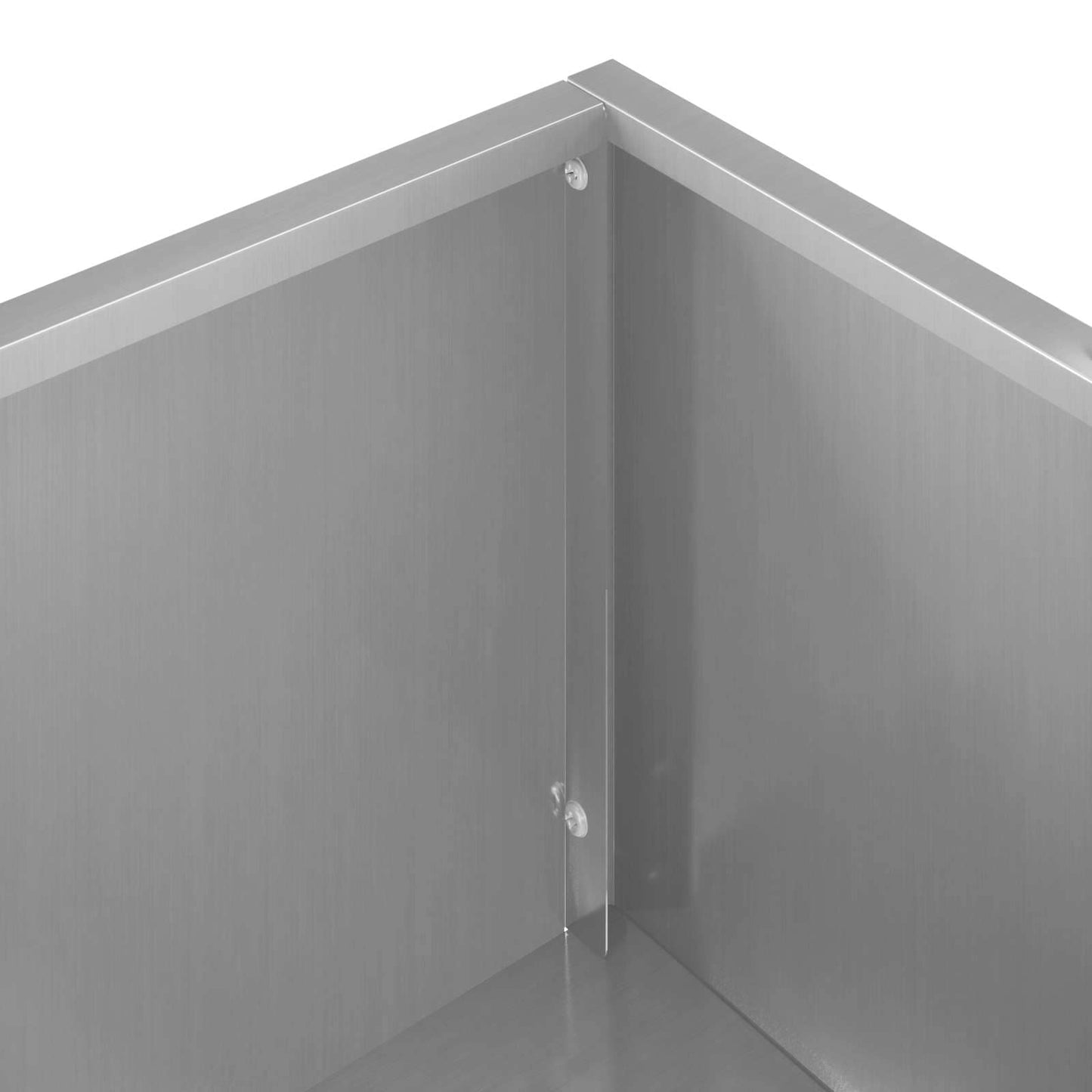 Sodo vazonas 2 vnt. Sidabrinė 100 x 30 x 49 cm