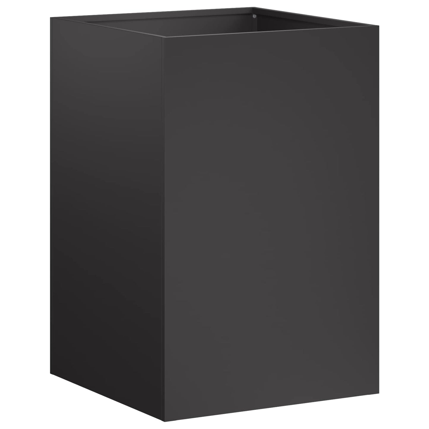Sodo vazonas Juoda 40 x 40 x 60 cm Šaltai valcuotas plienas