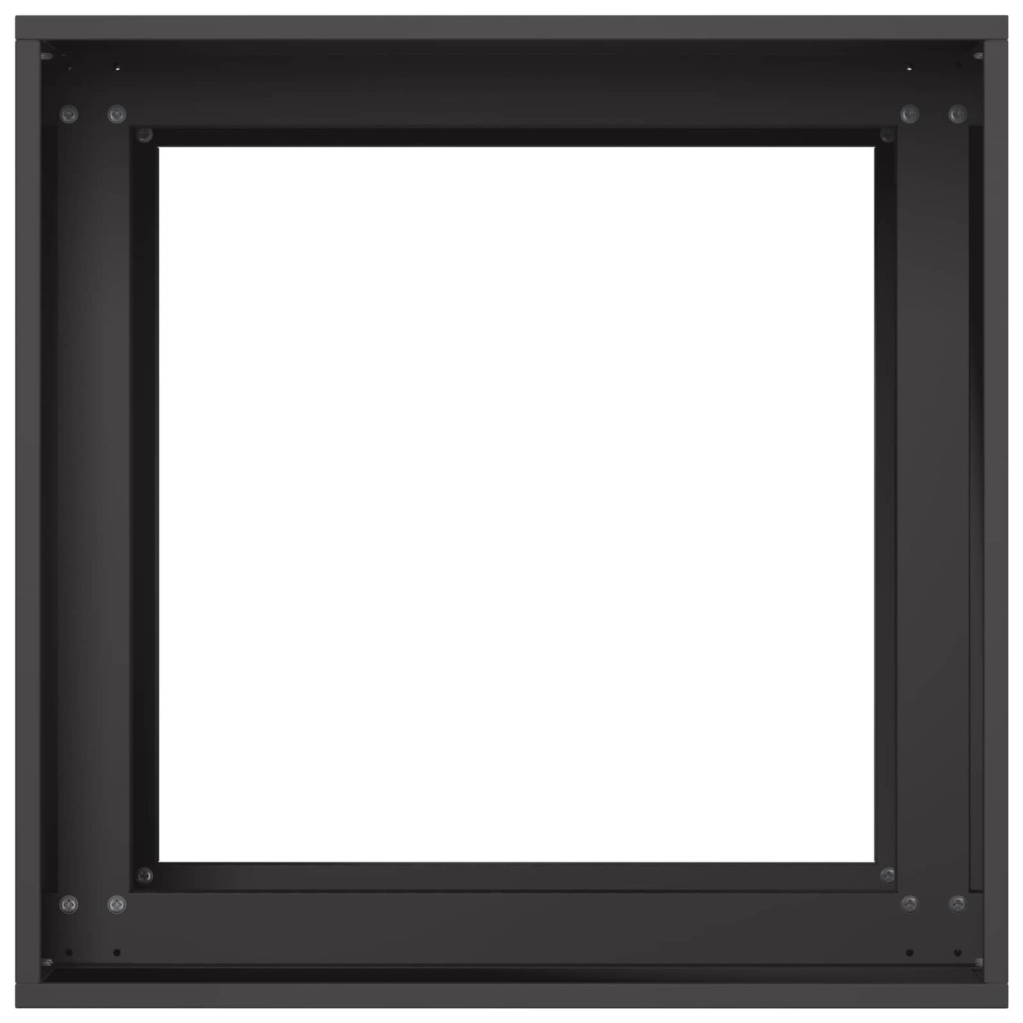 Sodo vazonas Juoda 40 x 40 x 60 cm Šaltai valcuotas plienas