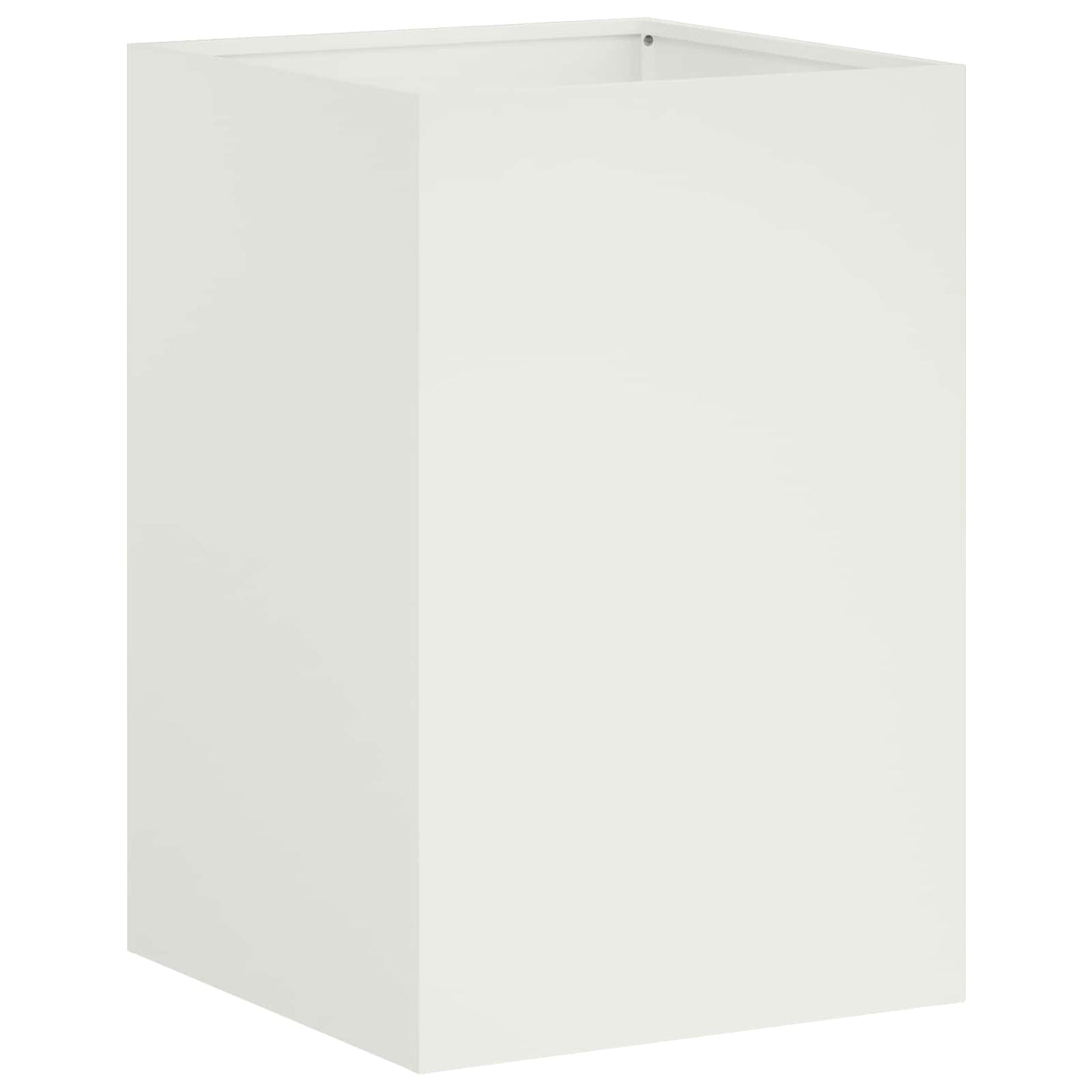 Sodo vazonas Balta 40 x 40 x 60 cm Šaltai valcuotas plienas