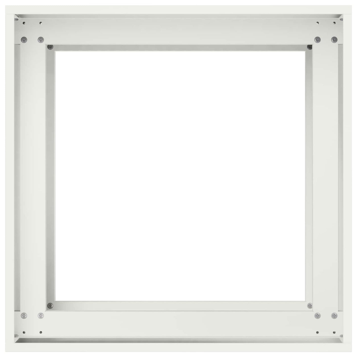 Sodo vazonas Balta 40 x 40 x 60 cm Šaltai valcuotas plienas
