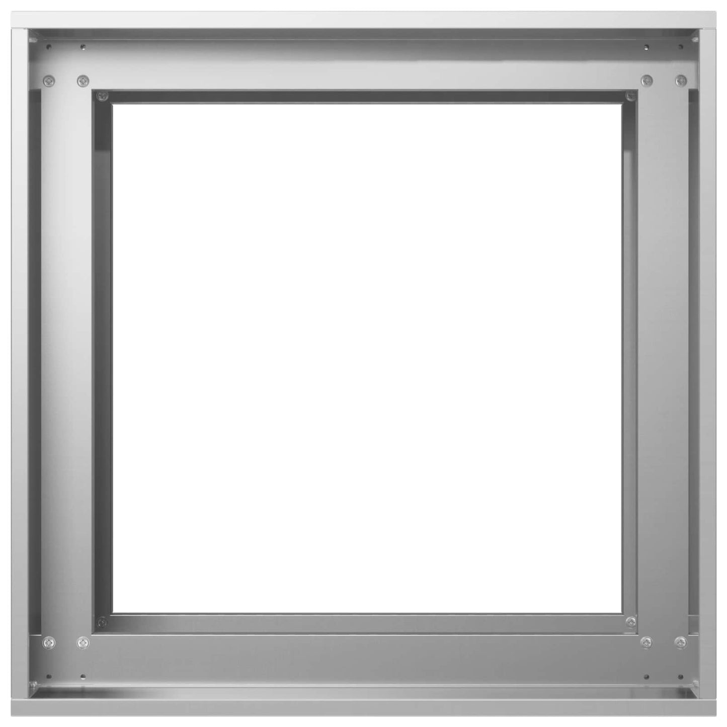 Sodo vazonas Sidabrinė 40 x 40 x 60 cm Galvanizuotas plienas