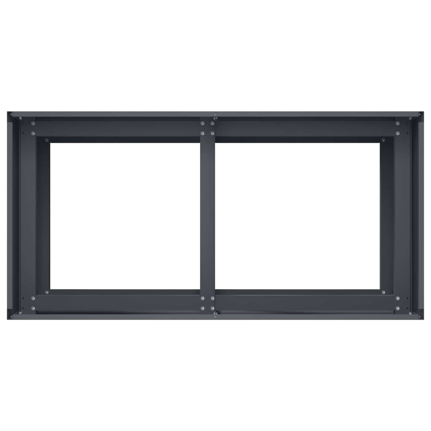 Sodo vazonas Antracito 80 x 40 x 60 cm Šaltai valcuotas plienas