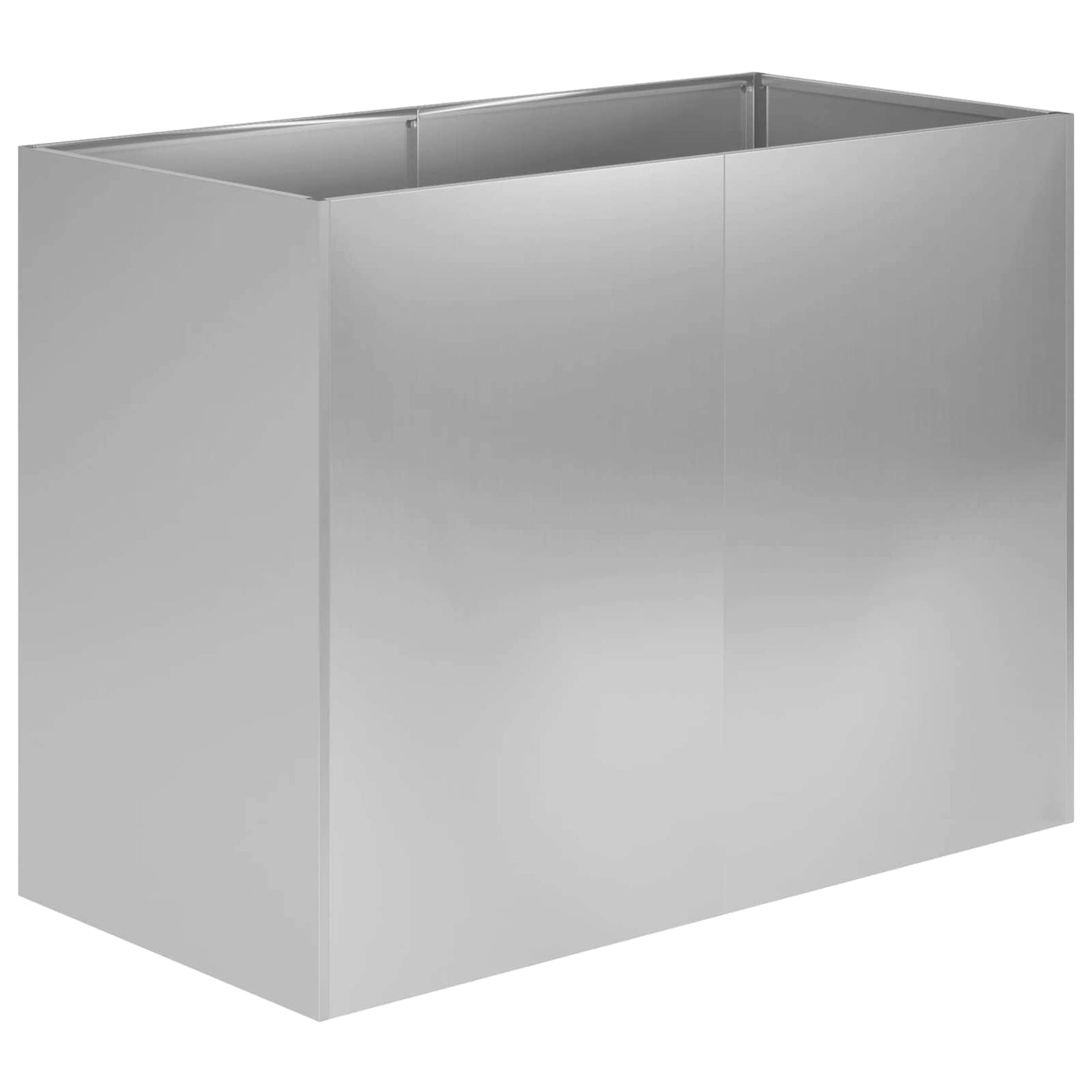 Sodo vazonas Sidabrinė 80 x 40 x 60 cm Galvanizuotas plienas