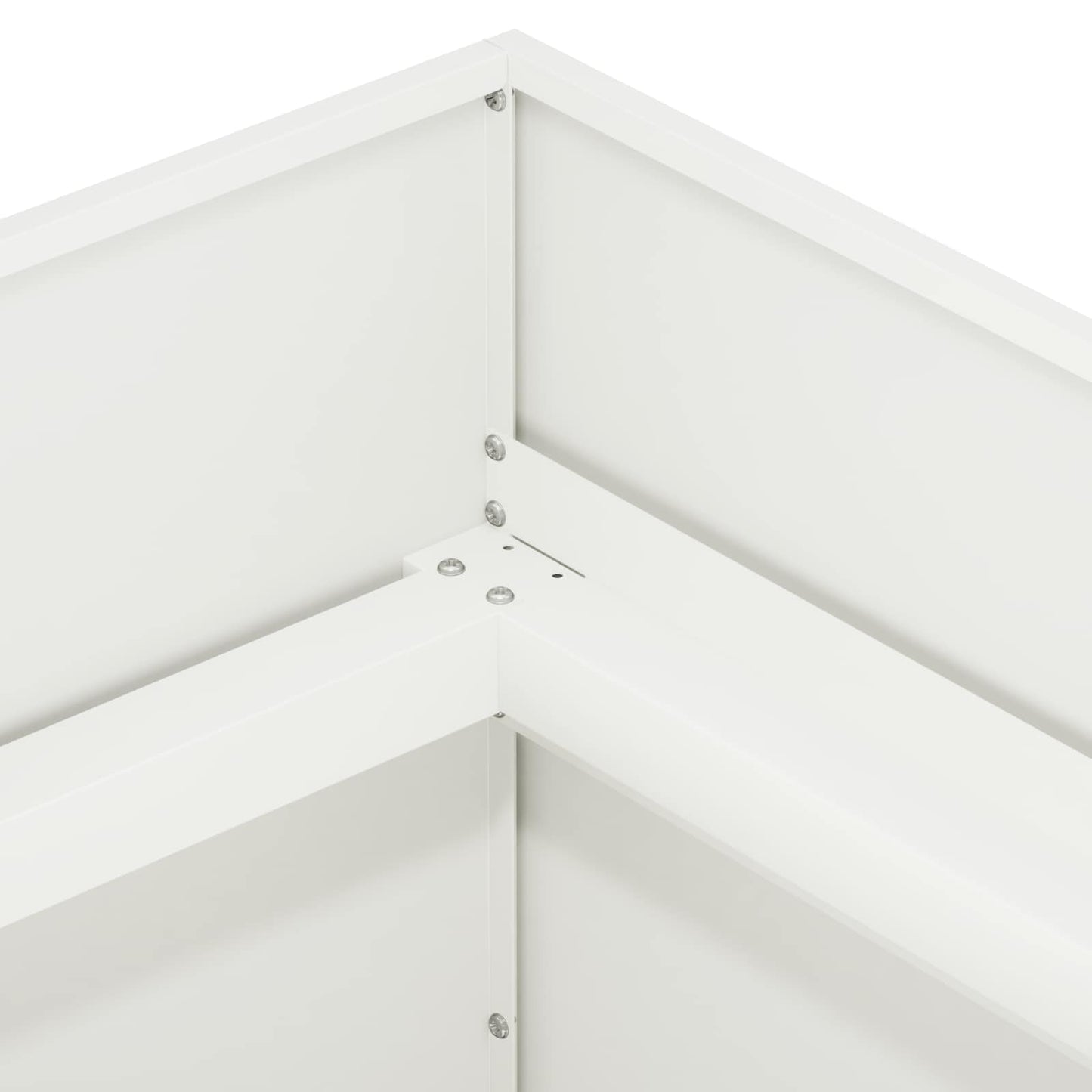 Sodo vazonas Balta 120 x 40 x 60 cm Šaltai valcuotas plienas