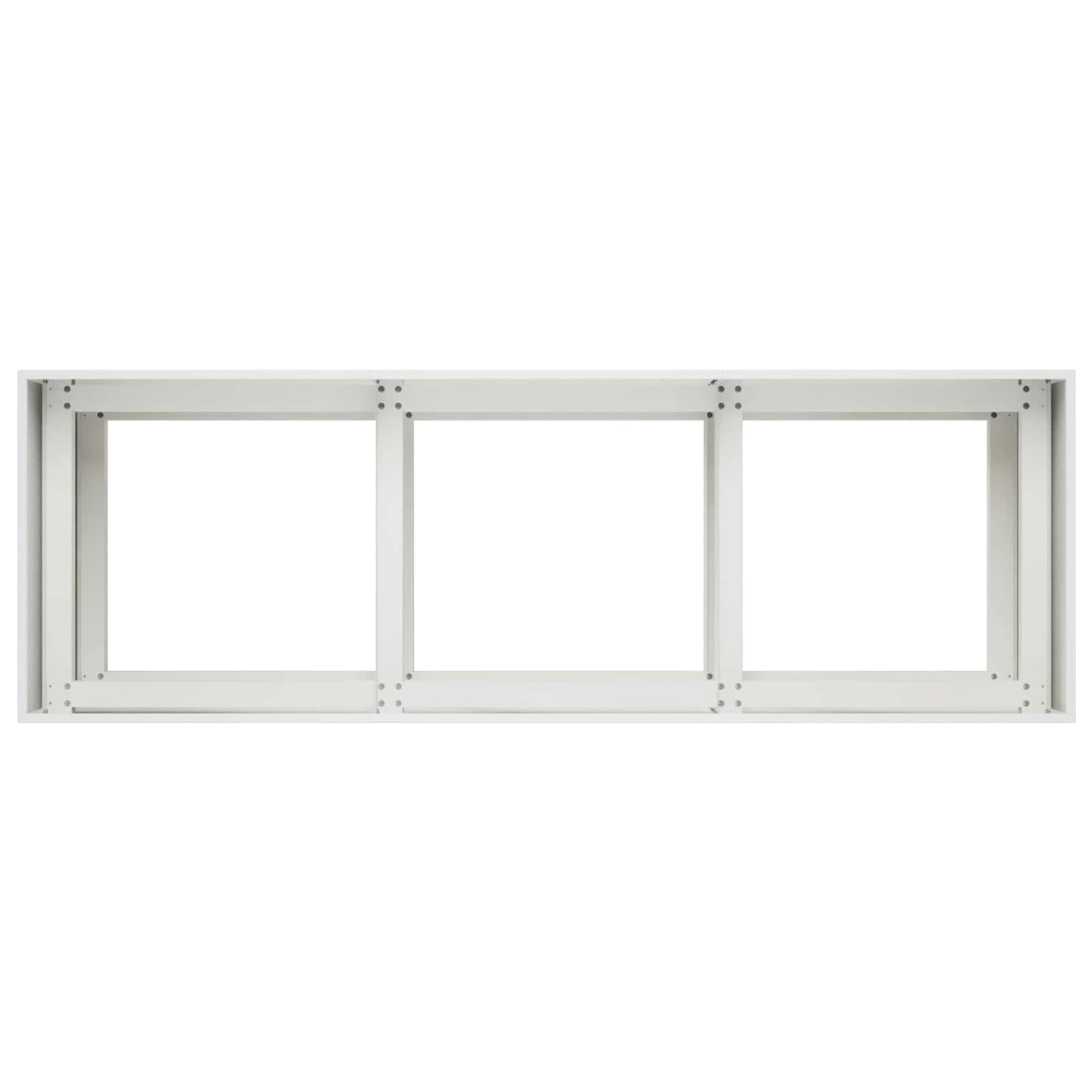 Sodo vazonas Balta 120 x 40 x 60 cm Šaltai valcuotas plienas