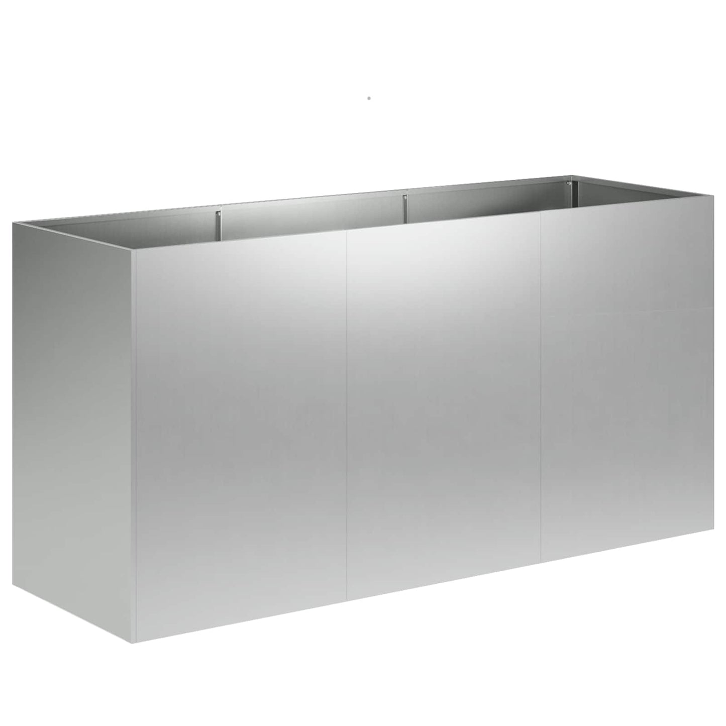 Sodo vazonas Sidabrinė 120 x 40 x 60 cm Galvanizuotas plienas