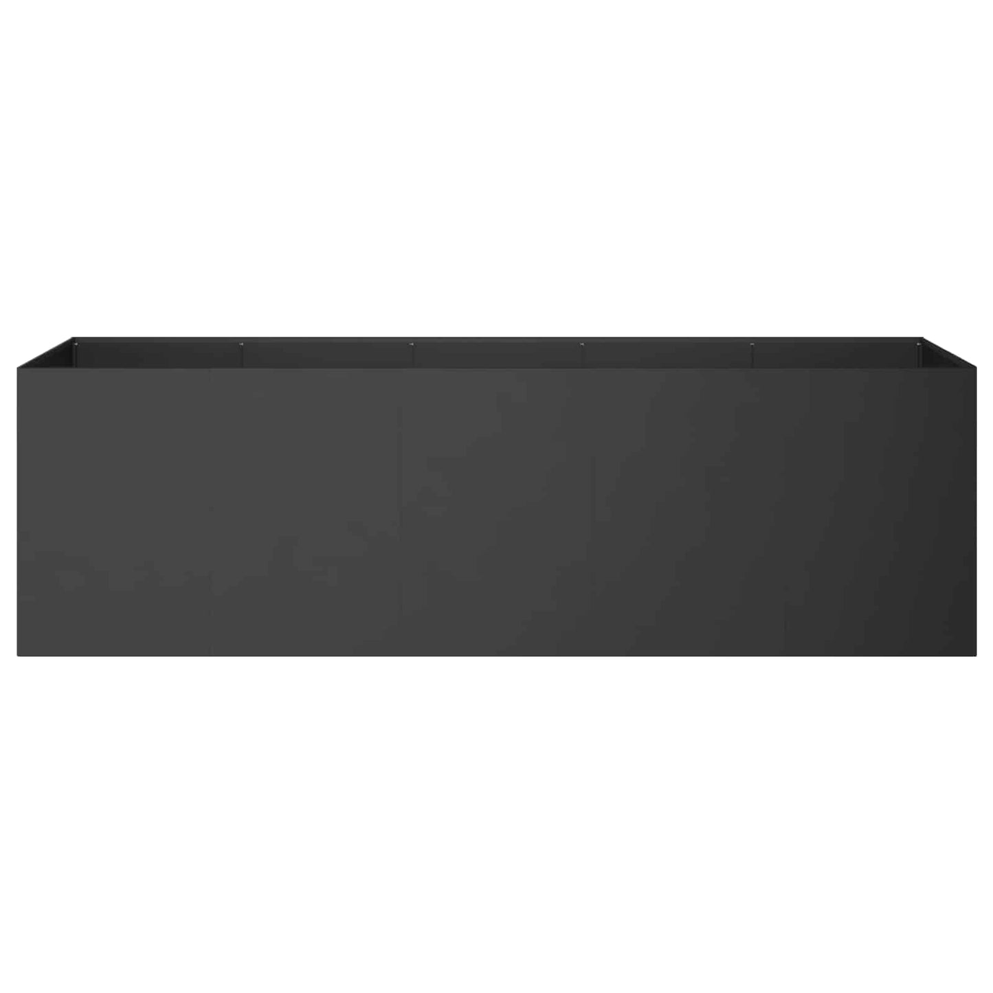 Sodo vazonas Juoda 200 x 40 x 60 cm Šaltai valcuotas plienas