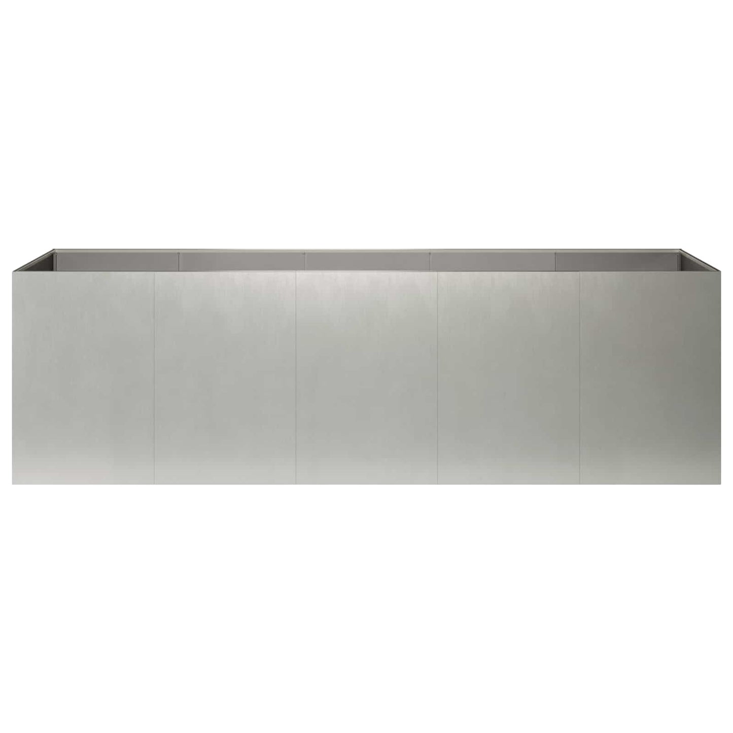 Sodo vazonas Sidabrinė 200 x 40 x 60 cm Nerūdijantis plienas