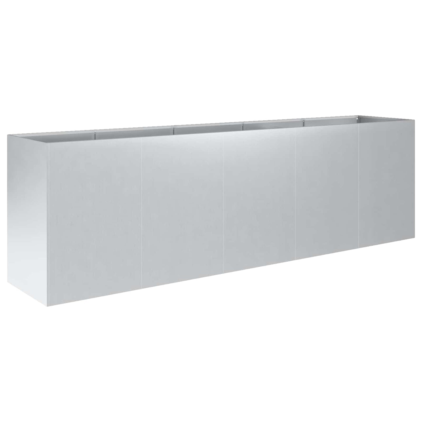 Sodo vazonas Sidabrinė 200 x 40 x 60 cm Galvanizuotas plienas