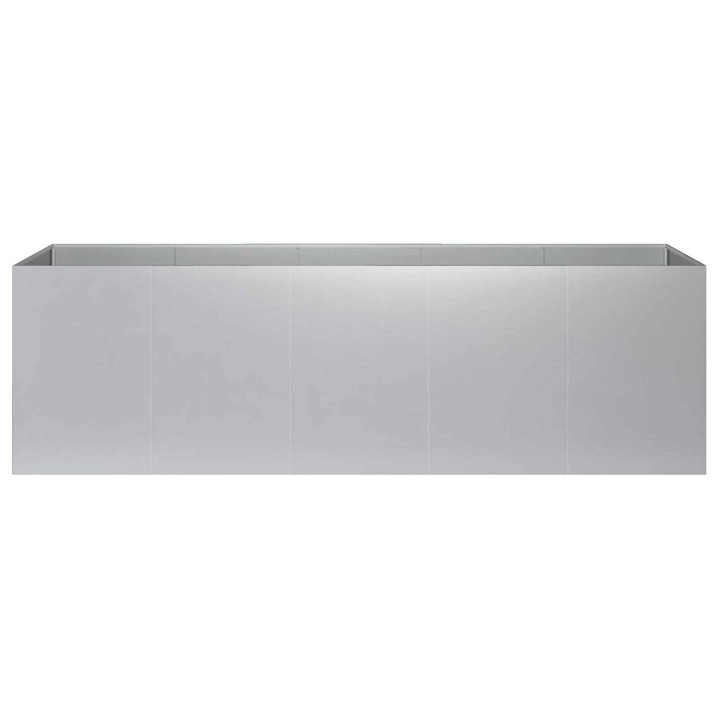 Sodo vazonas Sidabrinė 200 x 40 x 60 cm Galvanizuotas plienas