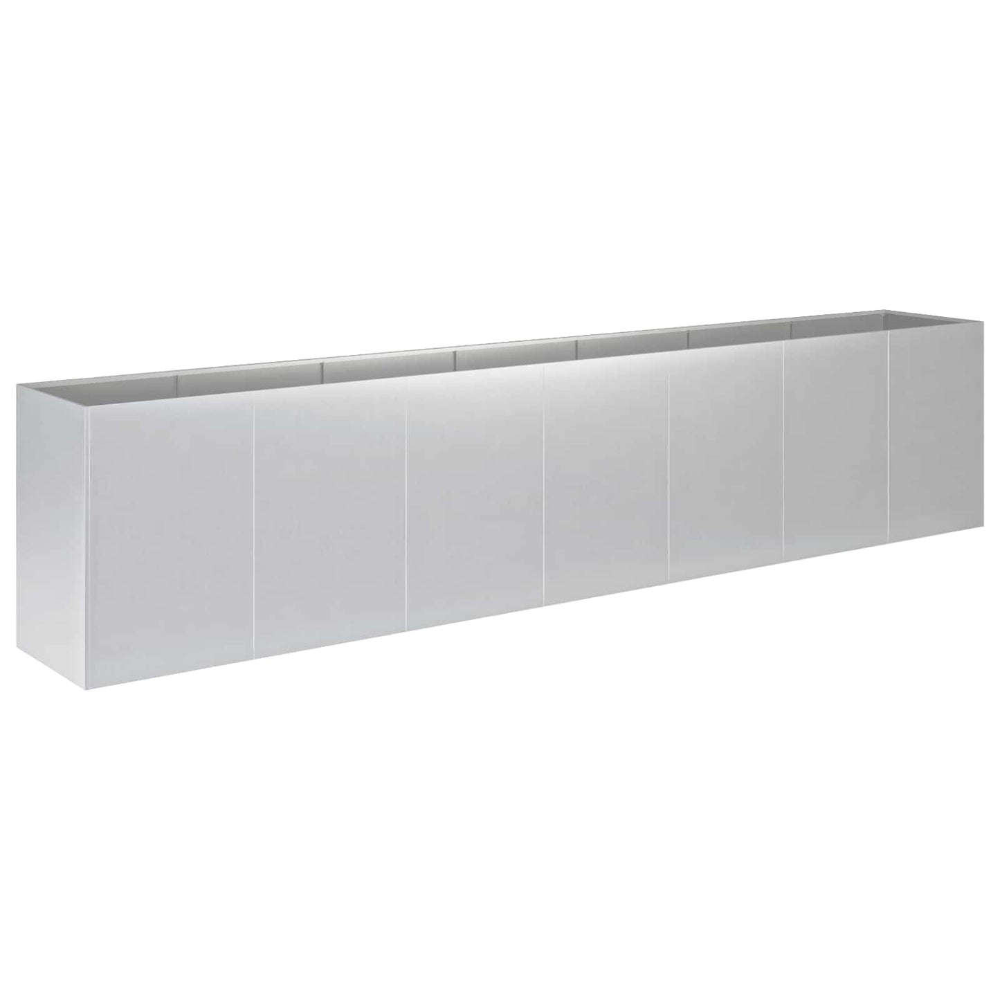 Sodo vazonas Sidabrinė 280 x 40 x 60 cm Galvanizuotas plienas