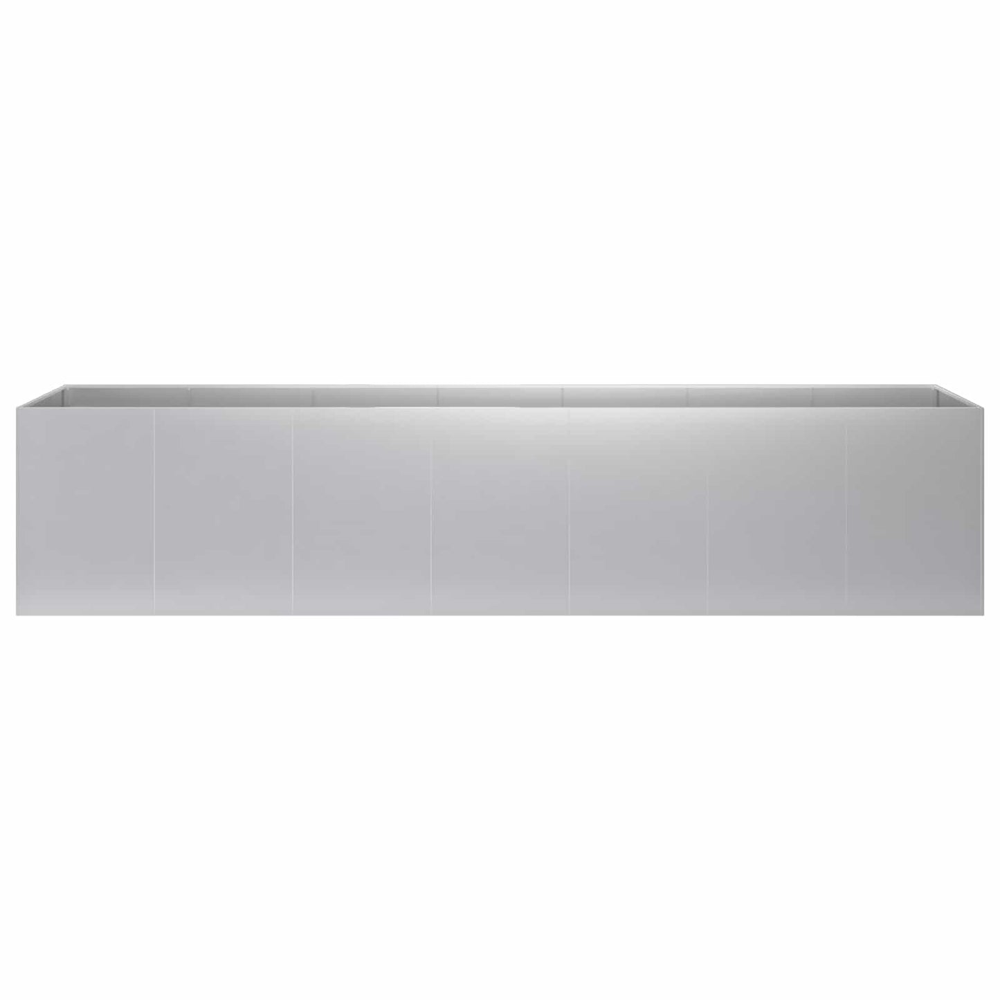 Sodo vazonas Sidabrinė 280 x 40 x 60 cm Galvanizuotas plienas