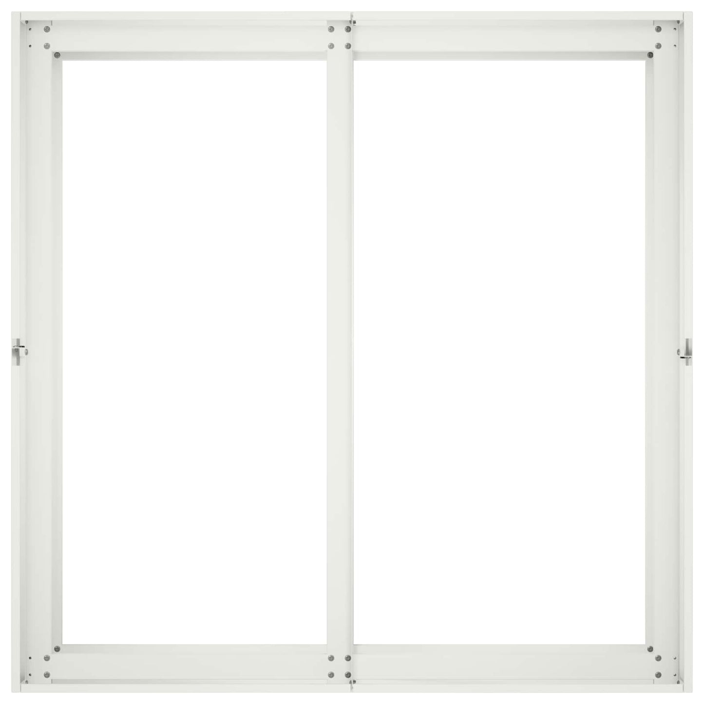 Sodo vazonas Balta 80 x 80 x 60 cm Šaltai valcuotas plienas