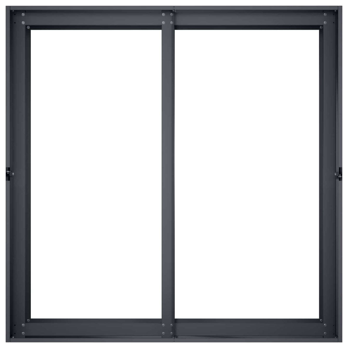 Sodo vazonas Antracito 80 x 80 x 60 cm Šaltai valcuotas plienas
