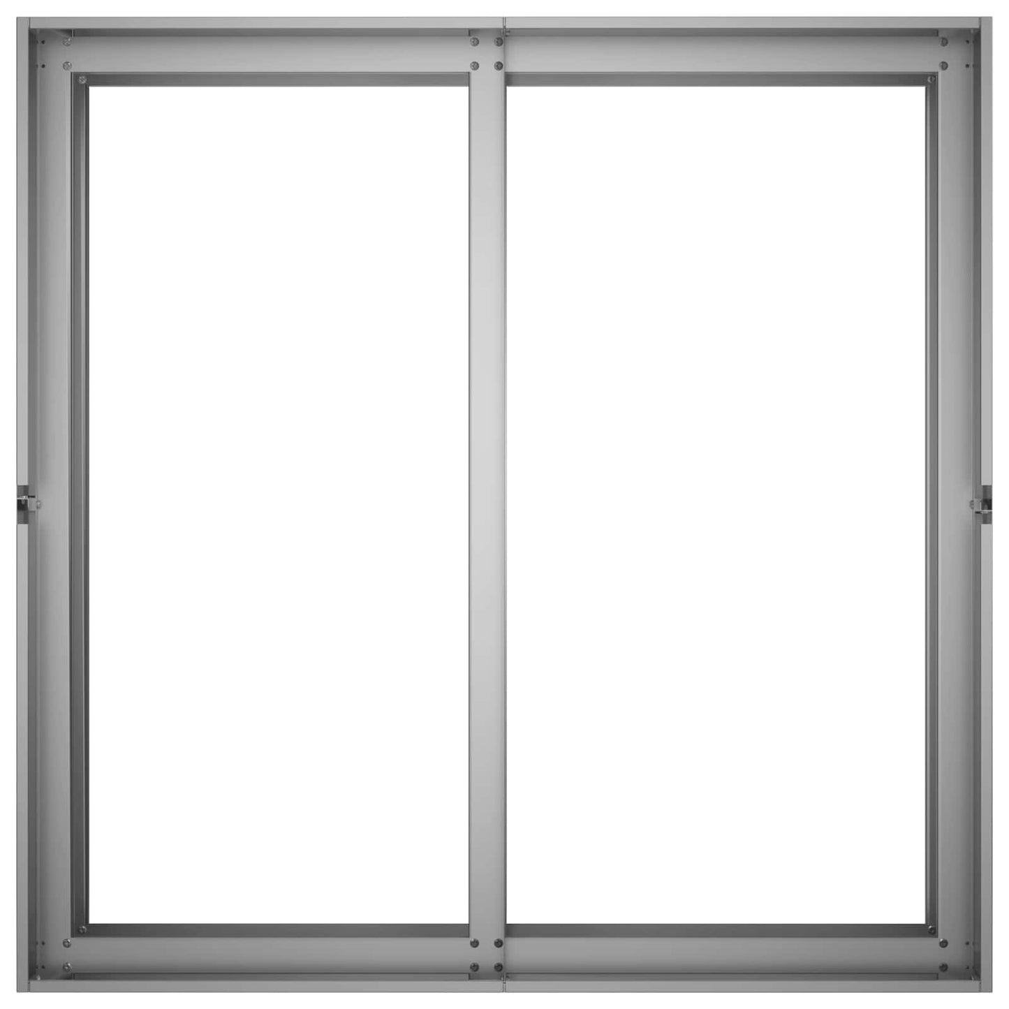 Sodo vazonas Sidabrinė 80 x 80 x 60 cm Galvanizuotas plienas