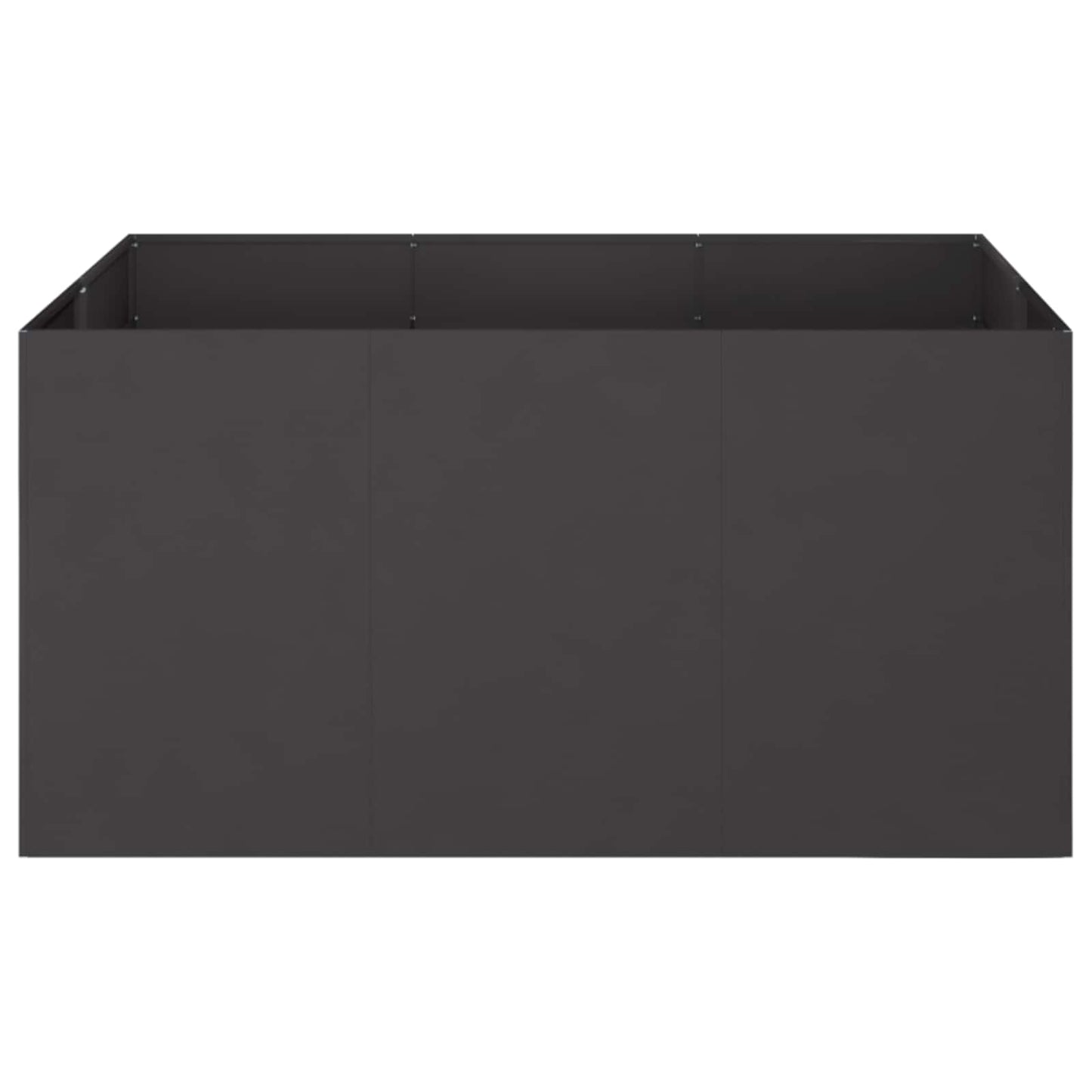 Sodo vazonas Juoda 120 x 80 x 60 cm Šaltai valcuotas plienas