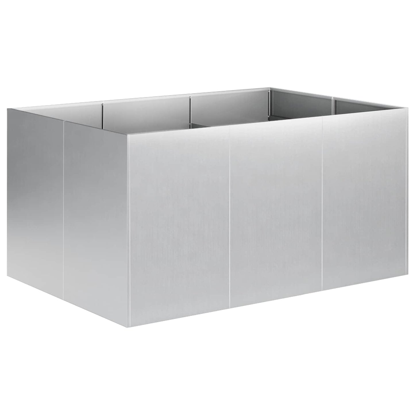 Sodo vazonas Sidabrinė 120 x 80 x 60 cm Galvanizuotas plienas