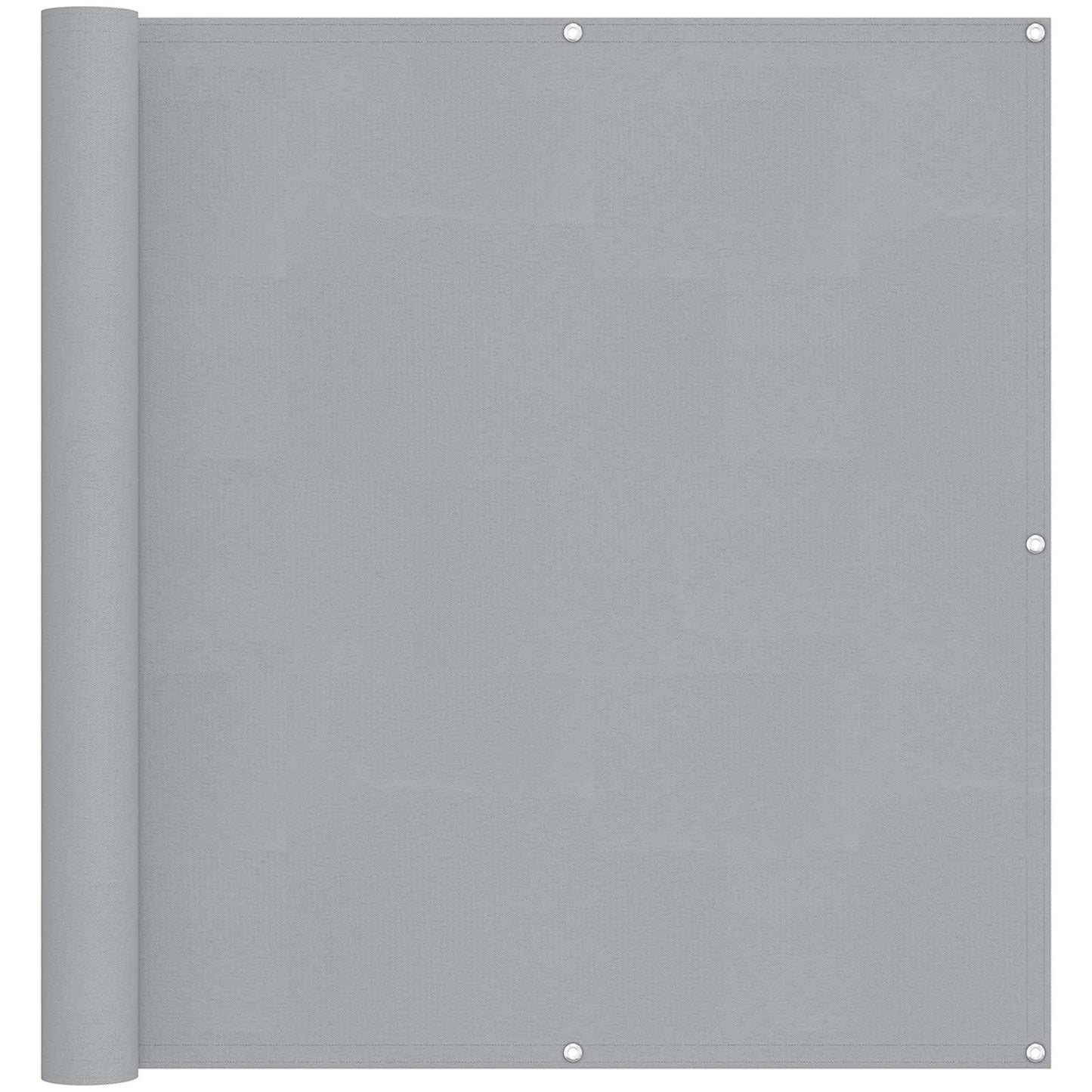 Balkono Ekranas Šviesiai pilka 110 x 300 cm Oksfordo audinys