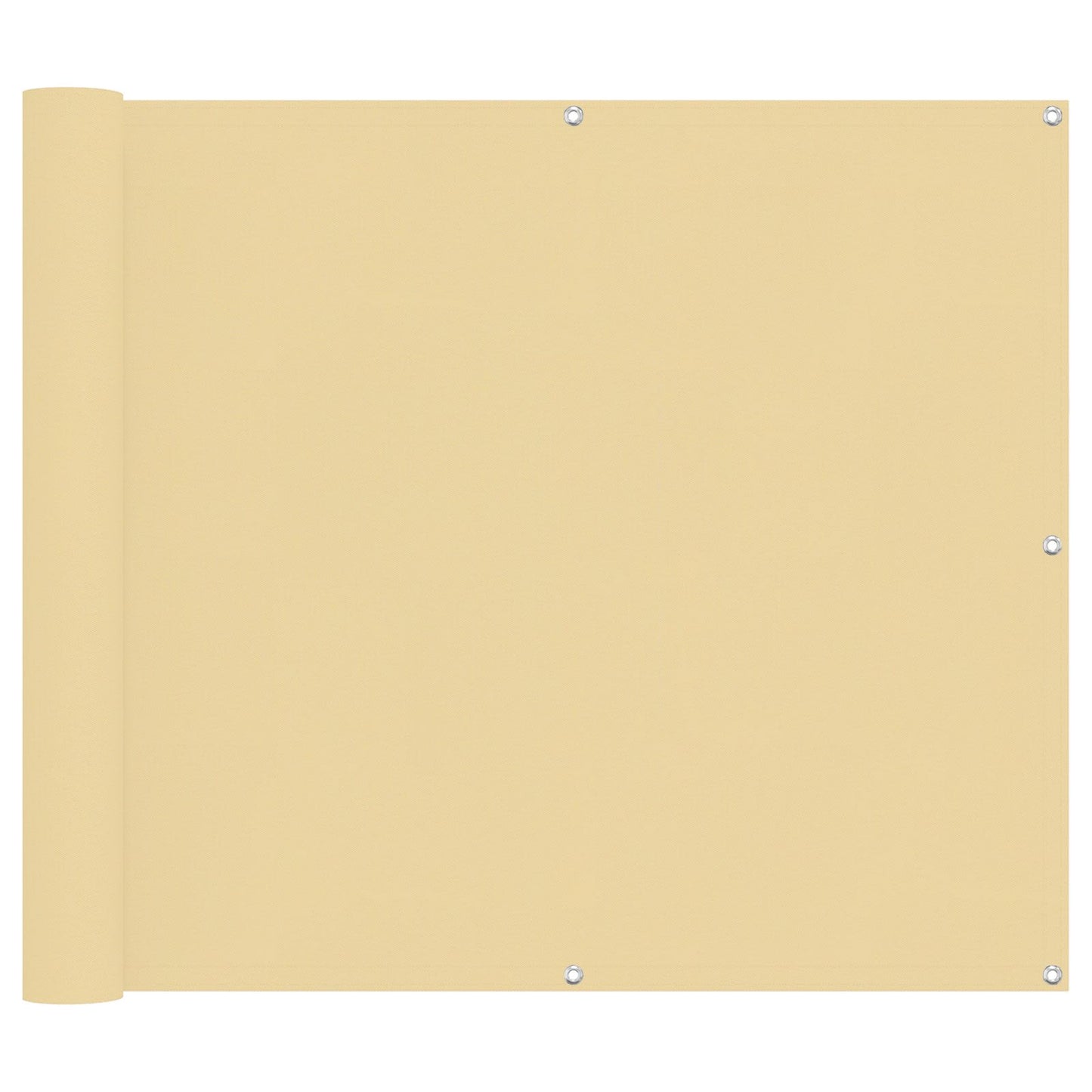 Balkono Ekranas Smėlio 100 x 800 cm Oksfordo audinys