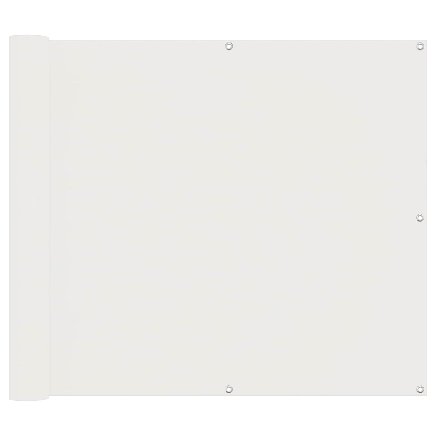 Balkono Ekranas Baltas 100 x 1000 cm Oksfordo audinys