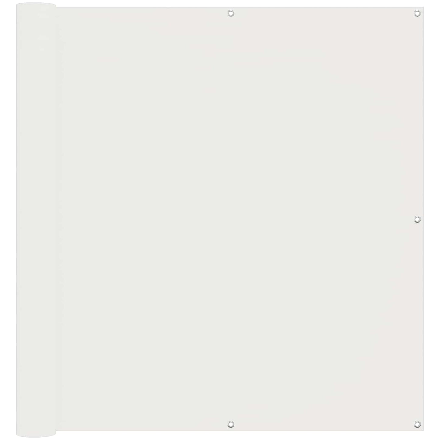 Balkono Ekranas Baltas 110 x 800 cm Oksfordo audinys