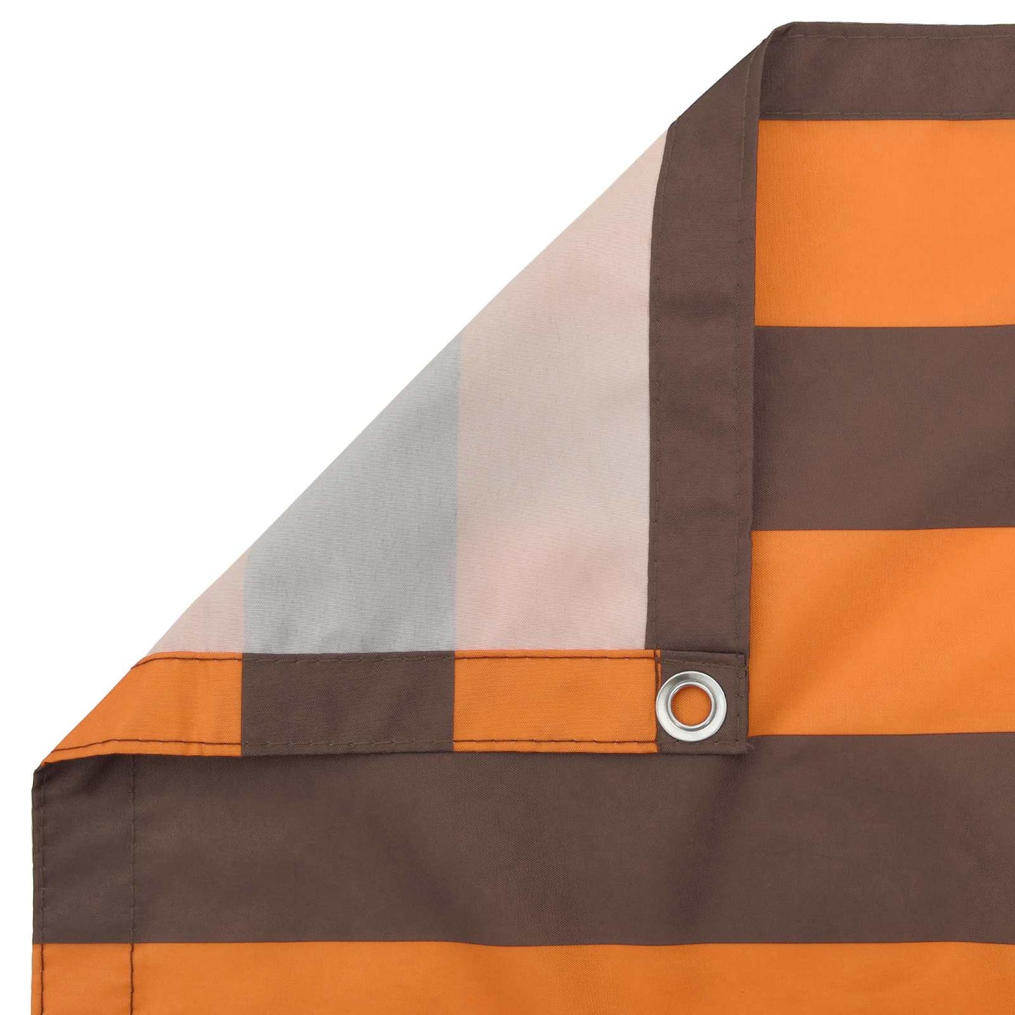 Balkono Ekranas Oranžinė ir ruda 100 x 1000 cm Oksfordo audinys