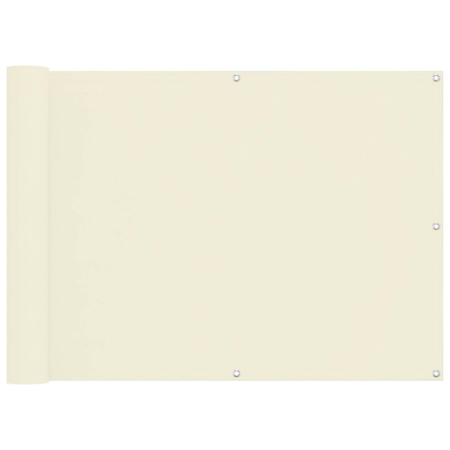 Balkono Ekranas Kreminė 75 x 200 cm Oksfordo audinys