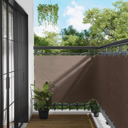 Balkono Ekranas 120 x 200 cm PU dengtas oksfordas alu