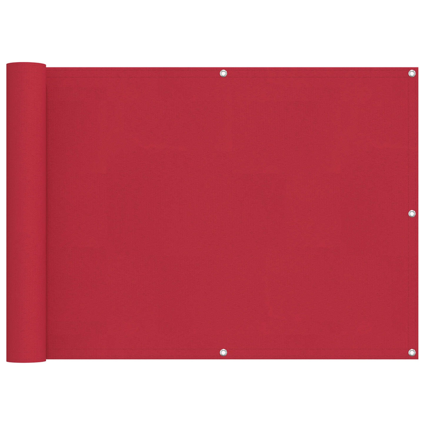 Balkono Ekranas Raudona 75 x 200 cm PU dengtas oksfordas alu