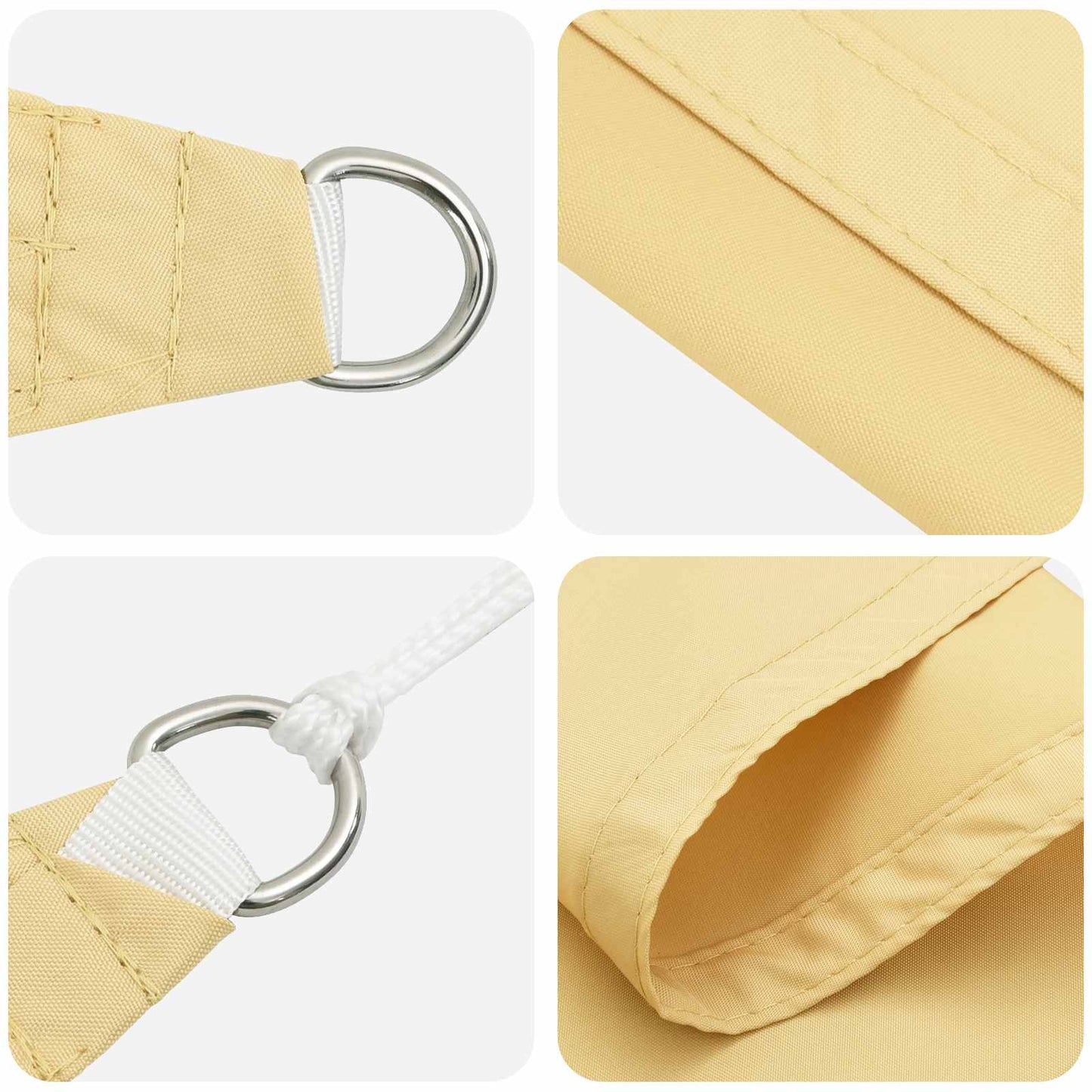 Saulės burė Smėlio 6 x 2 m 100% poliesteris Oksfordas