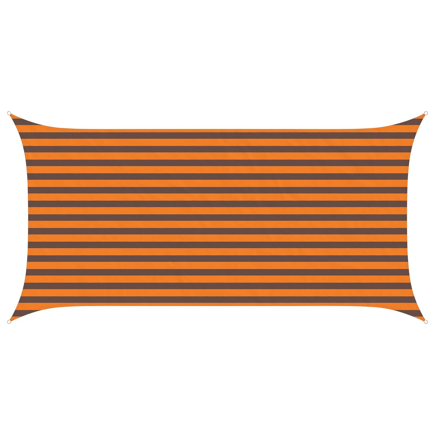 Saulės burė Oranžinė ir ruda 4 x 2 m 100% poliesteris Oksfordas