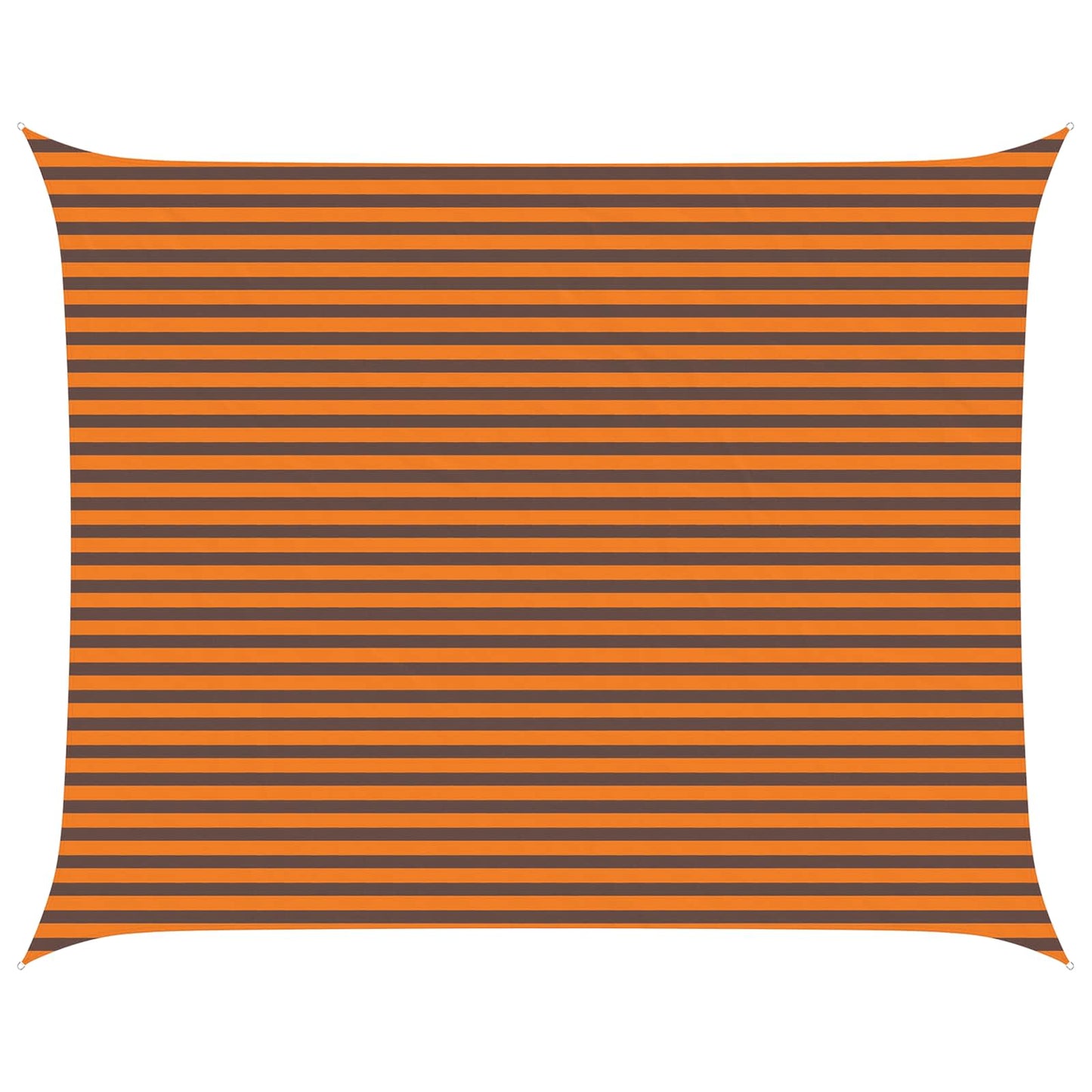 Saulės burė Oranžinė ir ruda 5 x 4 m 100% poliesteris Oksfordas