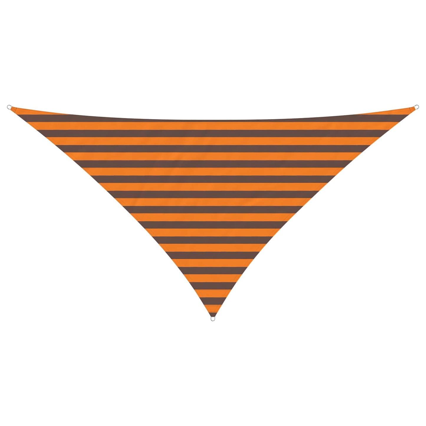 Lauko saulės šešėlio audinys Oranžinė ir ruda 2,5 x 2,5 x 3,5 m