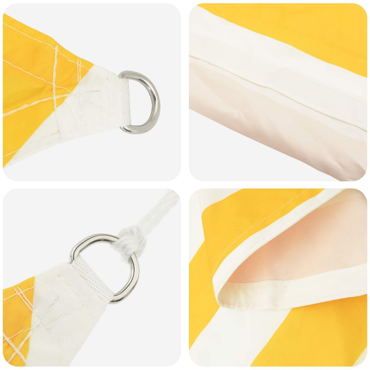 Lauko saulės šešėlio audinys 4 x 5 x 5 m