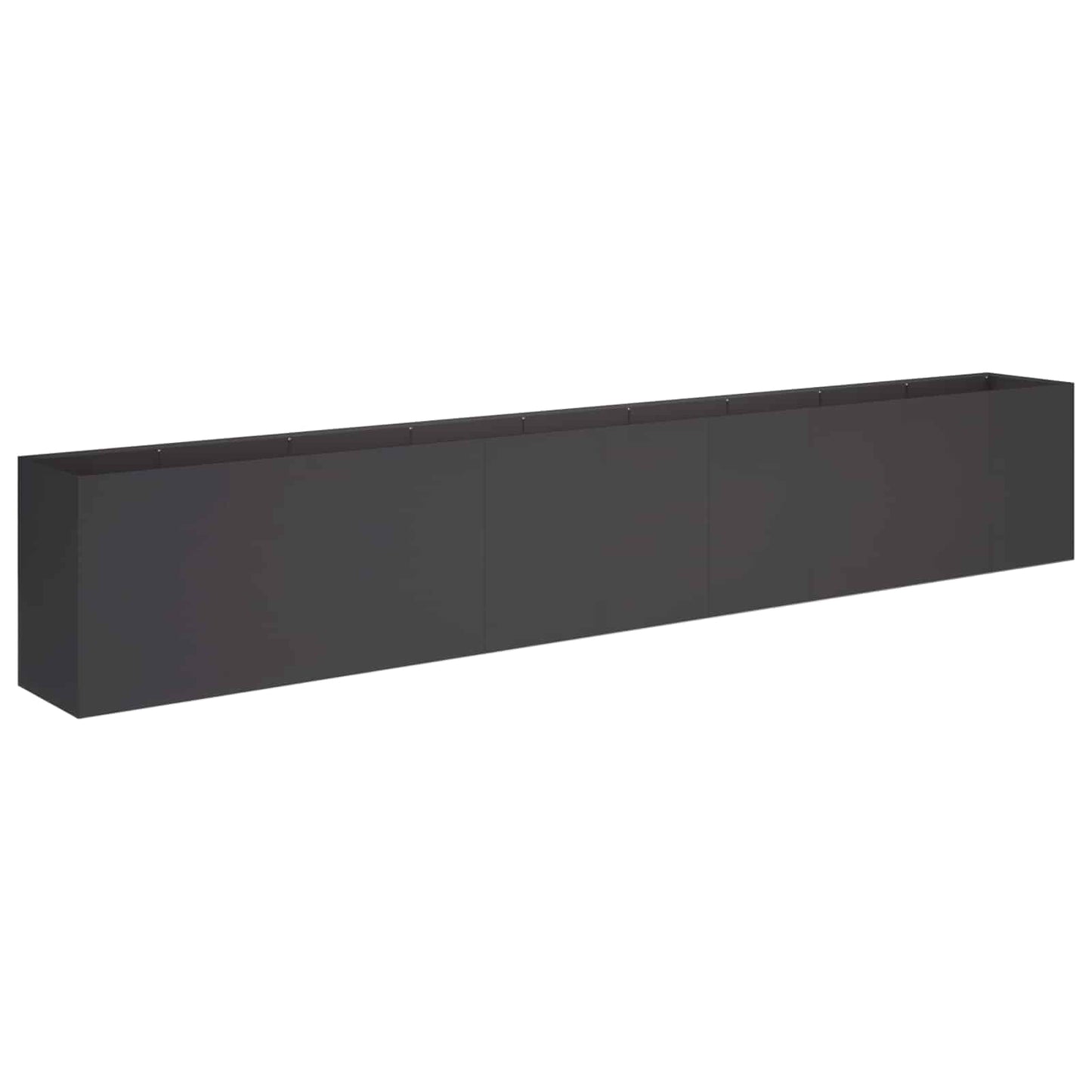 Sodo vazonas Juoda 360 x 40 x 60 cm Šaltai valcuotas plienas