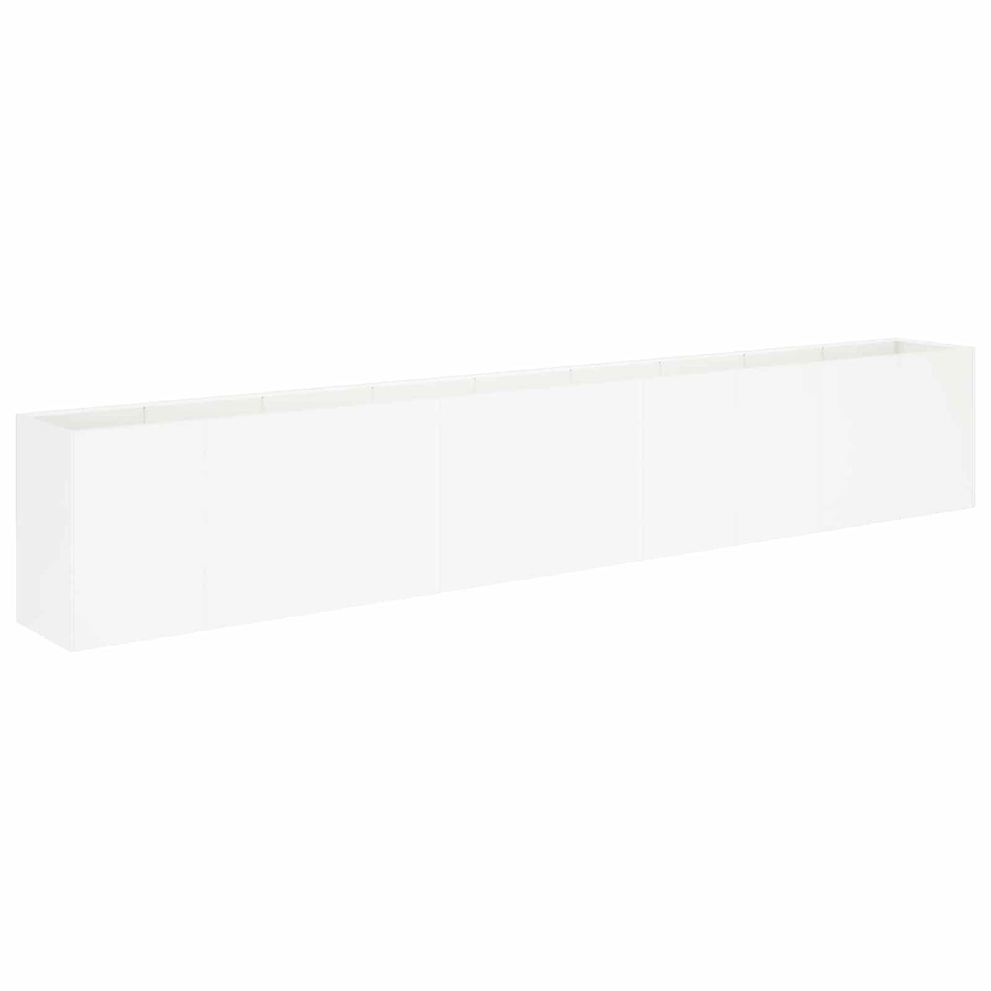 Sodo vazonas Balta 360 x 40 x 60 cm Šaltai valcuotas plienas