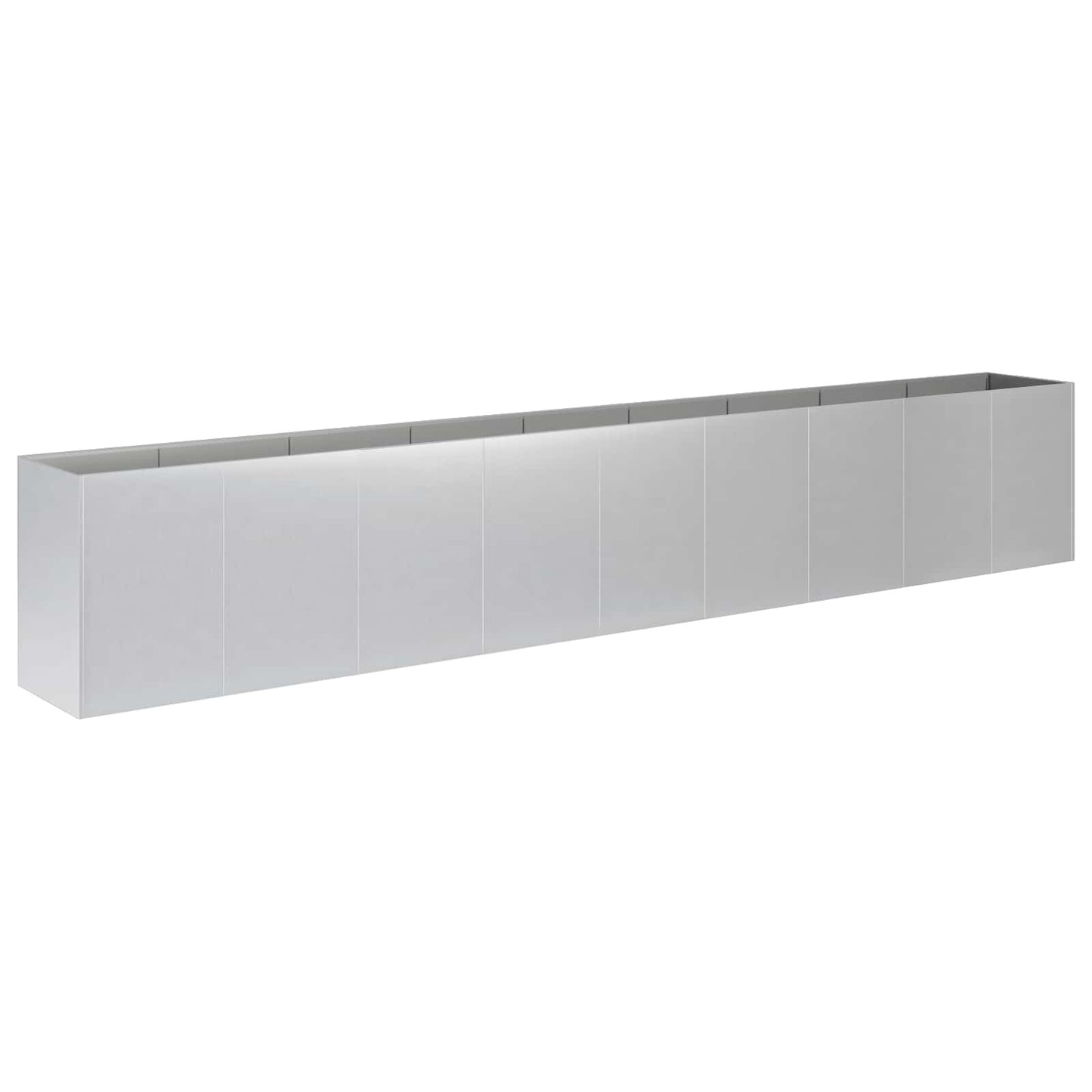 Sodo vazonas Sidabrinė 360 x 40 x 60 cm Galvanizuotas plienas