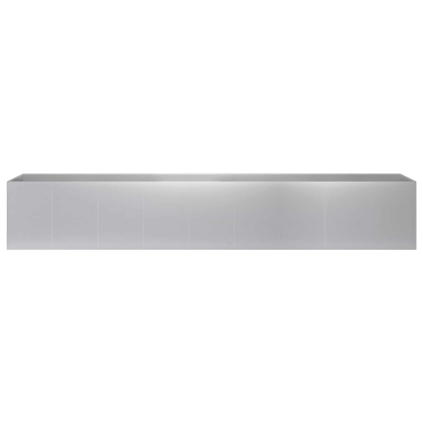 Sodo vazonas Sidabrinė 360 x 40 x 60 cm Galvanizuotas plienas