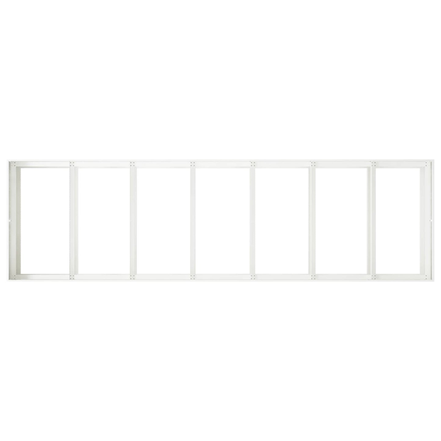 Sodo vazonas Balta 280 x 80 x 60 cm Šaltai valcuotas plienas