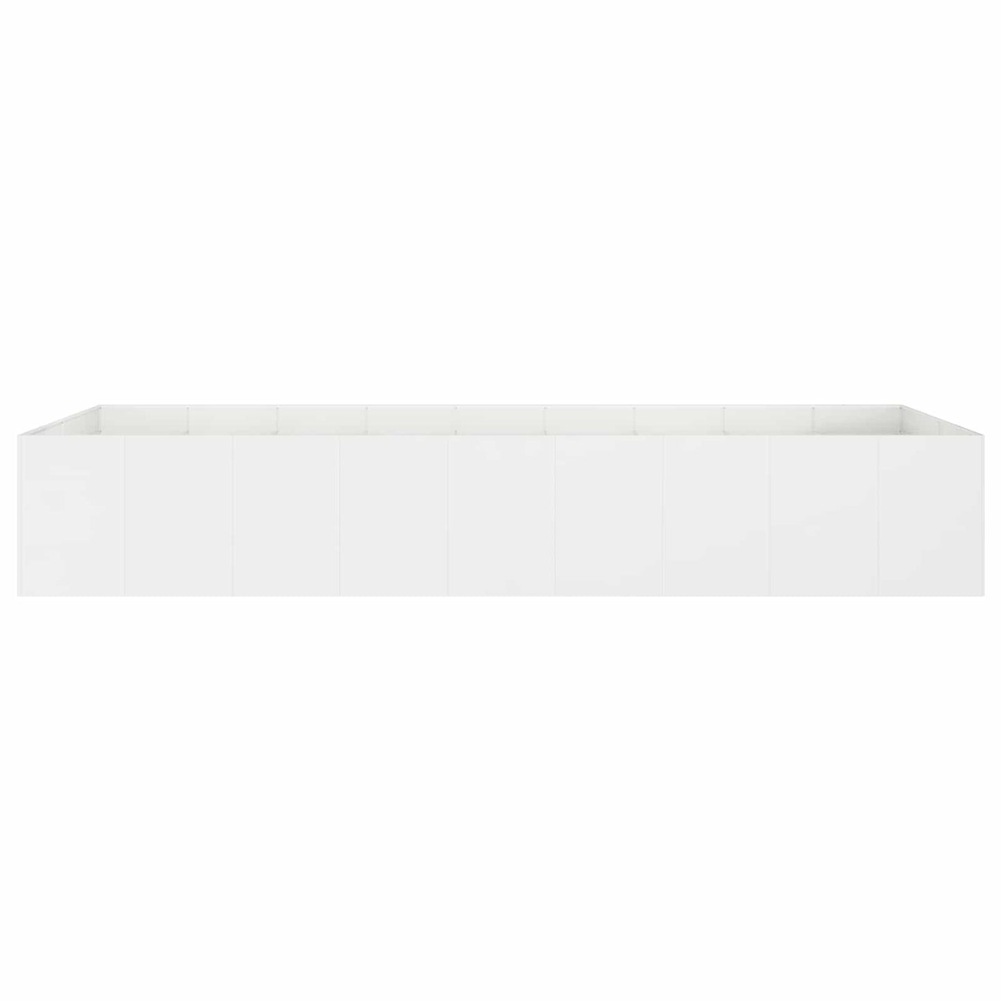 Sodo vazonas Balta 360 x 80 x 60 cm Šaltai valcuotas plienas