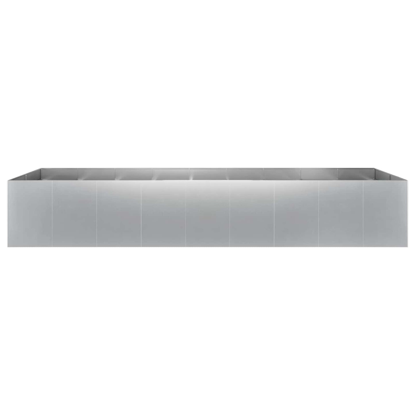 Sodo vazonas Sidabrinė 360 x 80 x 60 cm Galvanizuotas plienas