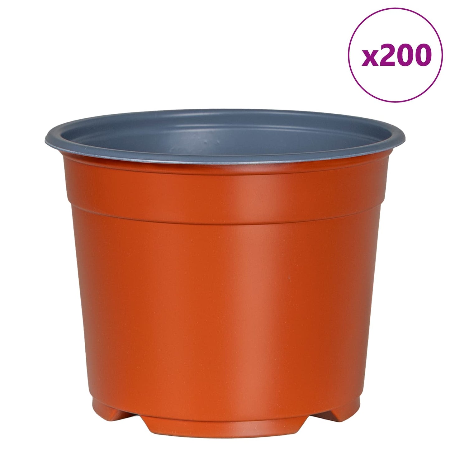 Gėlių vazonas 200 pcs Keramika Ø 15 x 12.5 cm Plastmasė