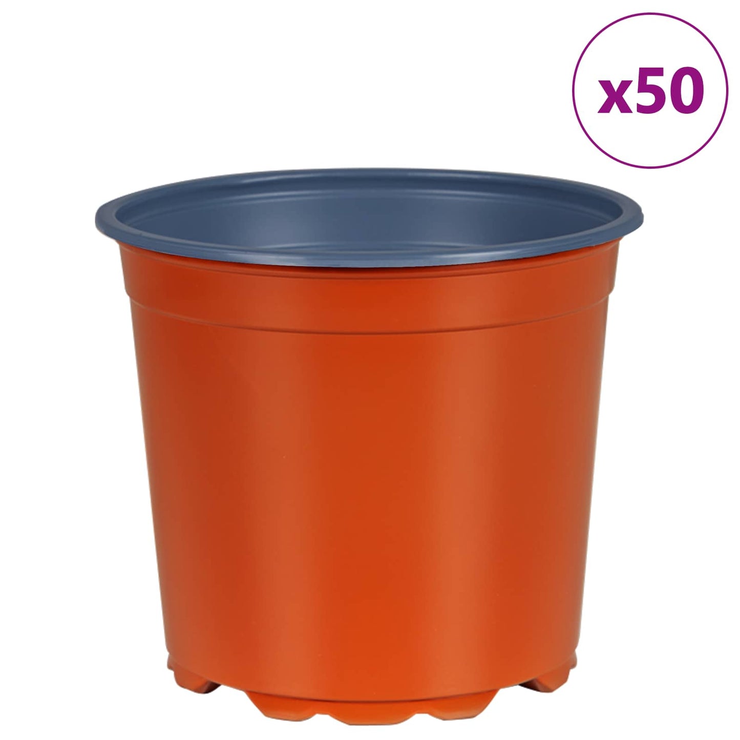 Gėlių vazonas 50 pcs Keramika Ø 15 x 12.5 cm Plastmasė