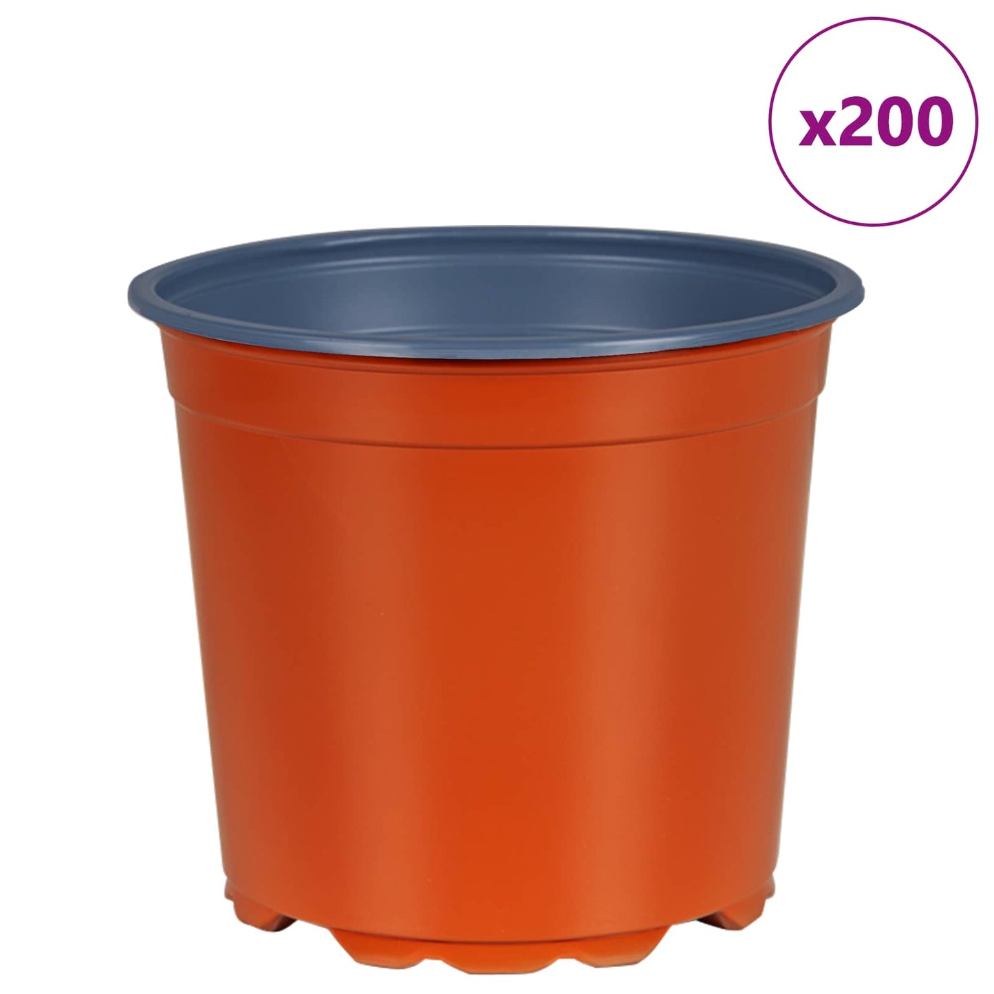 Gėlių vazonas 200 pcs Keramika Ø 15 x 12.5 cm Plastmasė