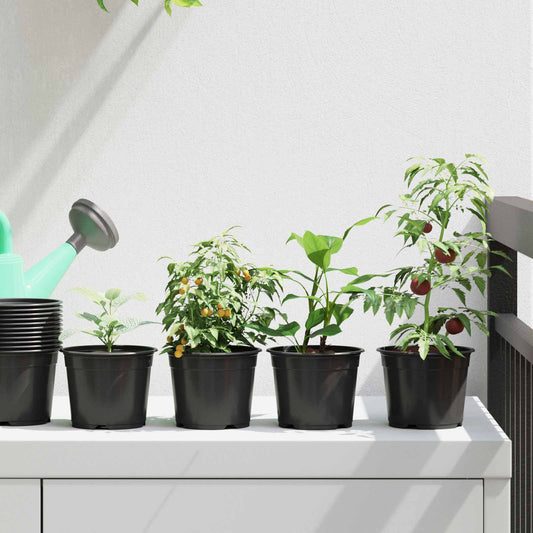 Gėlių vazonas 50 pcs Juoda Ø 15 x 12.5 cm Plastmasė