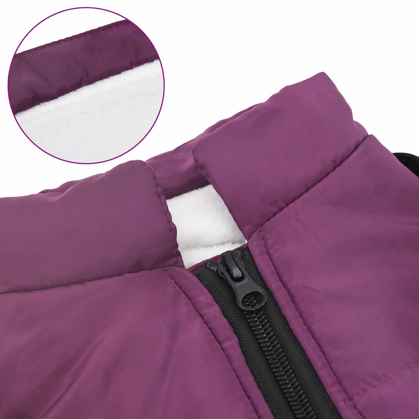 Šuns Kailinis su pavadėliu Violetinė XL Fleece ir poliesteris