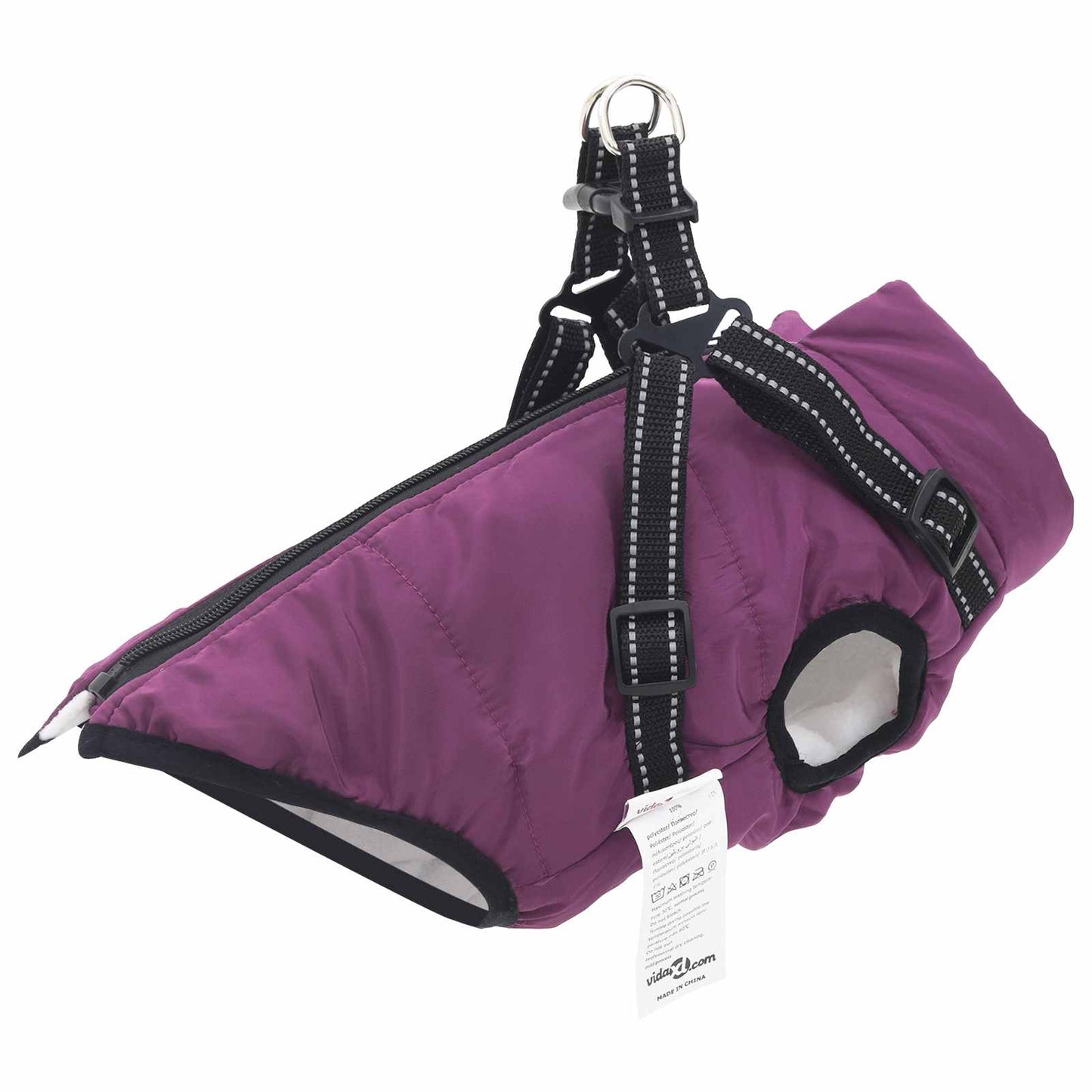 Šuns Kailinis su pavadėliu Violetinė XL Fleece ir poliesteris