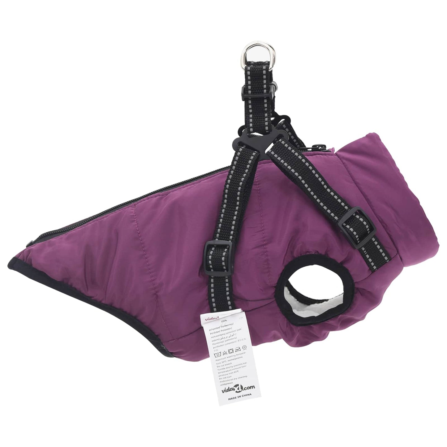 Šuns Kailinis su pavadėliu Violetinė XL Fleece ir poliesteris