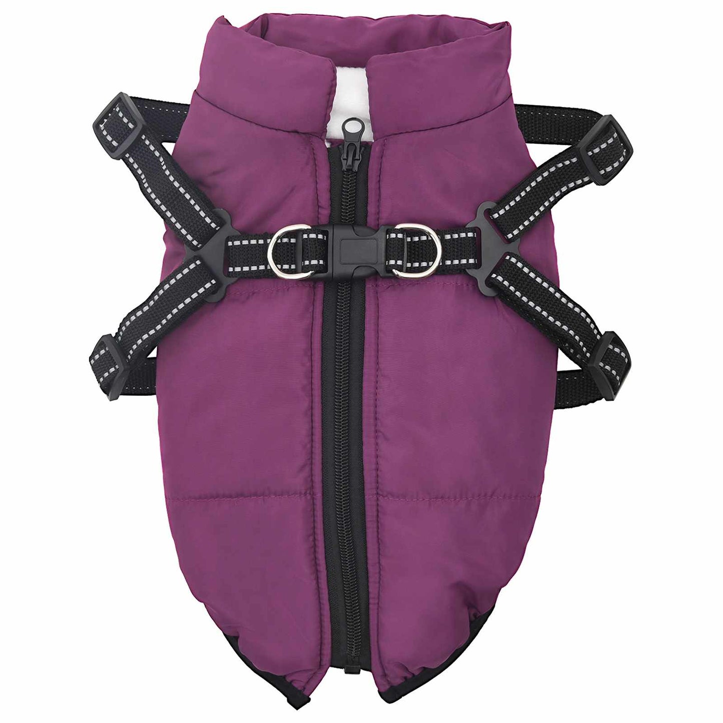 Šuns Kailinis su pavadėliu Violetinė 2XL Fleece ir poliesteris